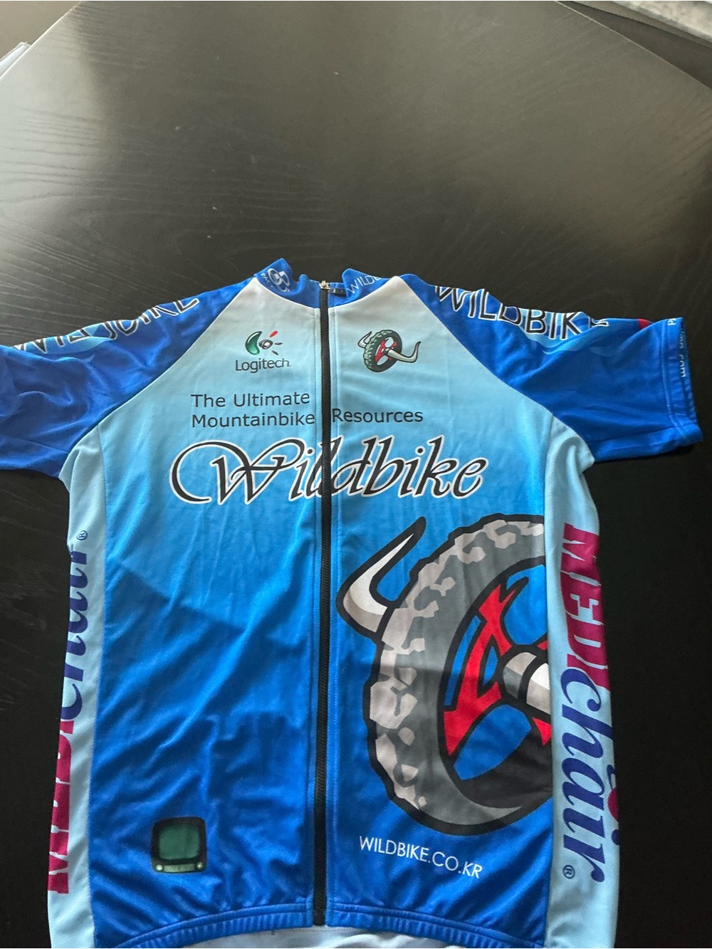 Pactimo Blue and Black Cycling Jersey